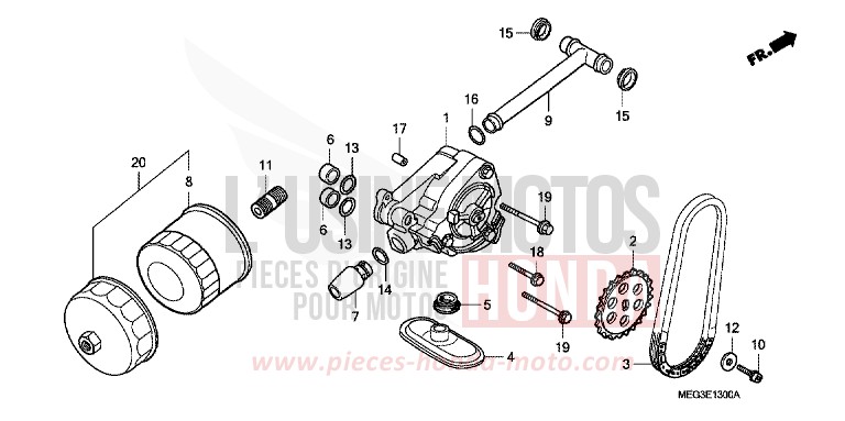 OELPUMPE von Shadow Aero CANDY BLAZE ORANGE (YR196BB) von 2006